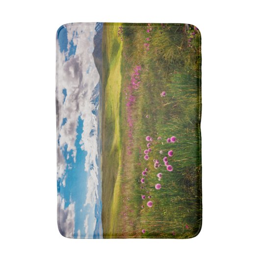 Bloemen | Altai-bergen, Siberië, Rusland Badmat (Voorkant Verticaal)