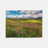 Bloemen | Altai-bergen, Siberië, Rusland Fleece Deken (Voorkant (Horizontaal))