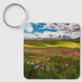 Bloemen | Altai-bergen, Siberië, Rusland Sleutelhanger (Voorkant)