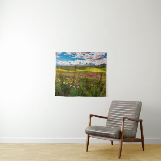 Bloemen | Altai-bergen, Siberië, Rusland Wandkleed (In Situ (horizontaal))