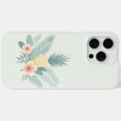 Bloemen Ananas & Hawaiian Case-Mate iPhone Case (Achterkant (horizontaal))