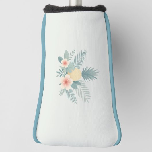Bloemen Ananas & Hawaiian Golfheadcover (Draai 90)