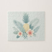 Bloemen Ananas & Hawaiian Legpuzzel (Horizontaal)
