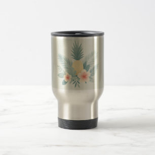 Bloemen Ananas & Hawaiian Reisbeker