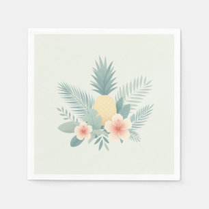 Bloemen Ananas & Hawaiian Servet