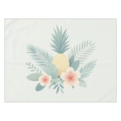 Bloemen Ananas & Hawaiian Tafelkleed (Voorkant (Horizontaal))