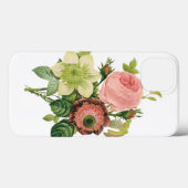  bloemen, Anemone Rozen Clematis door Redoute Case-Mate iPhone Case (Achterkant (horizontaal))