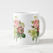 bloemen, Anemone Rozen Clematis door Redoute Grote Koffiekop (Voorkant rechts)