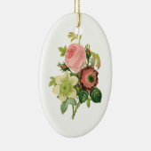  bloemen, Anemone Rozen Clematis door Redoute Keramisch Ornament (Rechts)