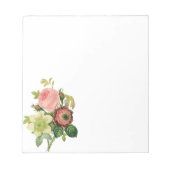  bloemen, Anemone Rozen Clematis door Redoute Notitieblok (Voorkant)