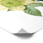 bloemen, Anemone Rozen Clematis door Redoute Poster (Hoek)