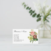  bloemen, Anemone Rozen Clematis door Redoute Visitekaartje (Staand voorkant)