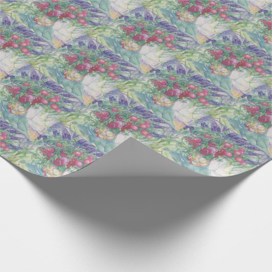 Bloemen — Anemonen en Lupinen Cadeaupapier (Hoek)