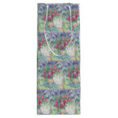 Bloemen — Anemonen en Lupinen Wijn Cadeautas (Achterkant)