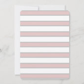 Bloemen Anker Marine Blauw Roze Nautische Bruiloft Kaart (Achterkant)