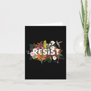Bloemen Anti Trump politiek protest Kaart