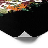 Bloemen Anti Trump politiek protest Poster (Hoek)