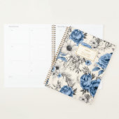 Bloemen Antiek Blauw Wit Cream Wildflower Planner (Display)
