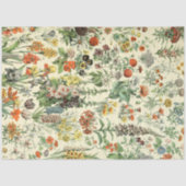  bloemen Antiek botanische flora Tissuepapier (Voorkant)