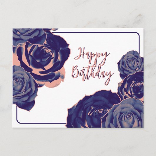 Bloemen Antiek Briefkaart (Voorkant)