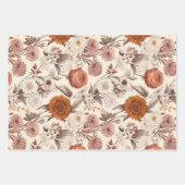 Bloemen Antiek Cream Blush Boho Wildflower Inpakpapier Vel (Voorkant)
