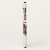 bloemen, Antiek Paarse roosterbloemen Case-Mate iPhone Case (Achterkant/links)