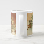 bloemen Antiek Roos leven nog steeds Grote Koffiekop (Achterkant)