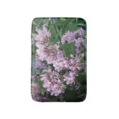 Bloemen antislip badmat met roze bloemen (Voorkant Verticaal)