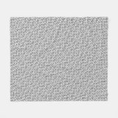 Bloemen Arabesque Fleece Deken (Voorkant (Horizontaal))