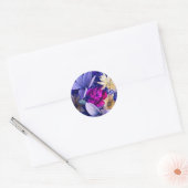Bloemen Arrangement 313b Ronde Sticker (Envelop)