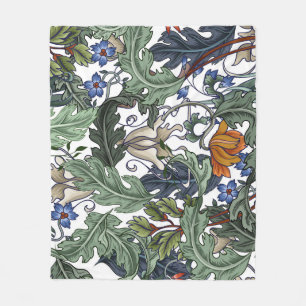 Bloemen, art deco, modern, naadloos. fleece deken