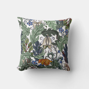 Bloemen, art deco, modern, naadloos. kussen