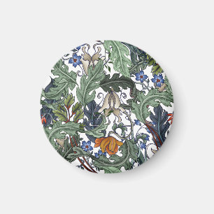 Bloemen, art deco, modern, naadloos. magneet