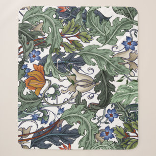 Bloemen, art deco, modern, naadloos. sherpa deken