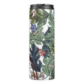 Bloemen, art deco, modern, naadloos. thermosbeker (Achterkant)