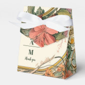  Bloemen Art Nouveau Bruiloft Bedankdoosjes (Voorkant Zijde)