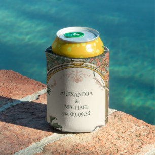  Bloemen Art Nouveau Bruiloft Blikjeskoeler