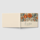  Bloemen Art Nouveau Bruiloft Gastenboek (Volledig)