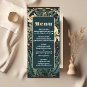  Bloemen Art Nouveau Bruiloft Menu