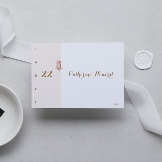 Bloemen Art Nouveau Trouwplaats Kaarten