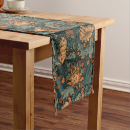Bloemen, , art nouveau, William Morris stijl, Korte Tafelloper