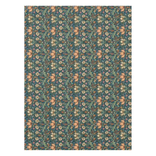 Bloemen, , art nouveau, William Morris stijl, Tafelkleed (Voorkant)