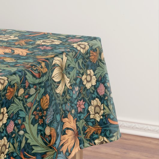 Bloemen, , art nouveau, William Morris stijl, Tafelkleed (Voorbeeld)