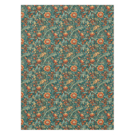 Bloemen, , art nouveau, William Morris stijl, Tafelkleed