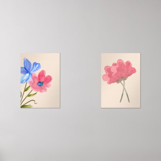Bloemen Art Wall Art Sets (Voorkant)