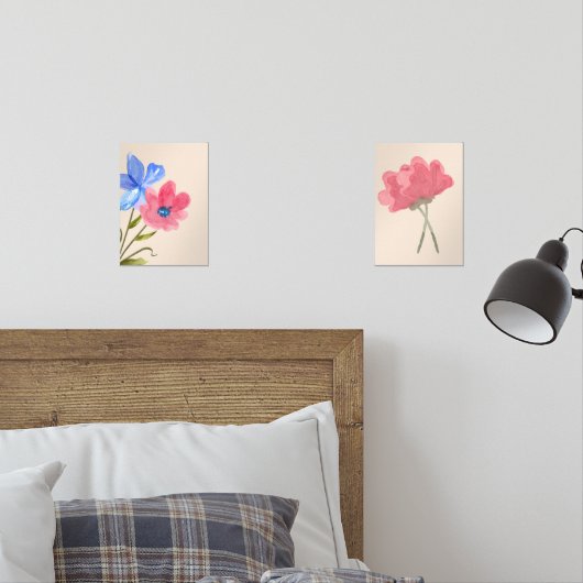 Bloemen Art Wall Art Sets (Slaapkamer)