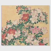 bloemen Azalea Japans schilderen Cadeaupapier (Vlak)