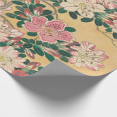 bloemen Azalea Japans schilderen Cadeaupapier (Hoek)