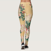 bloemen Azalea Japans schilderen Leggings (Achterkant)