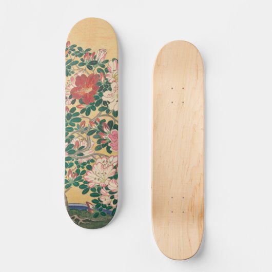  bloemen Azalea Japans schilderen Persoonlijk Skateboard (Voorkant)